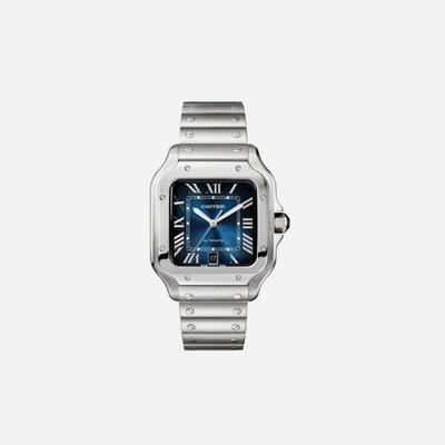 Cartier Santos De Cartier Blue Medium
