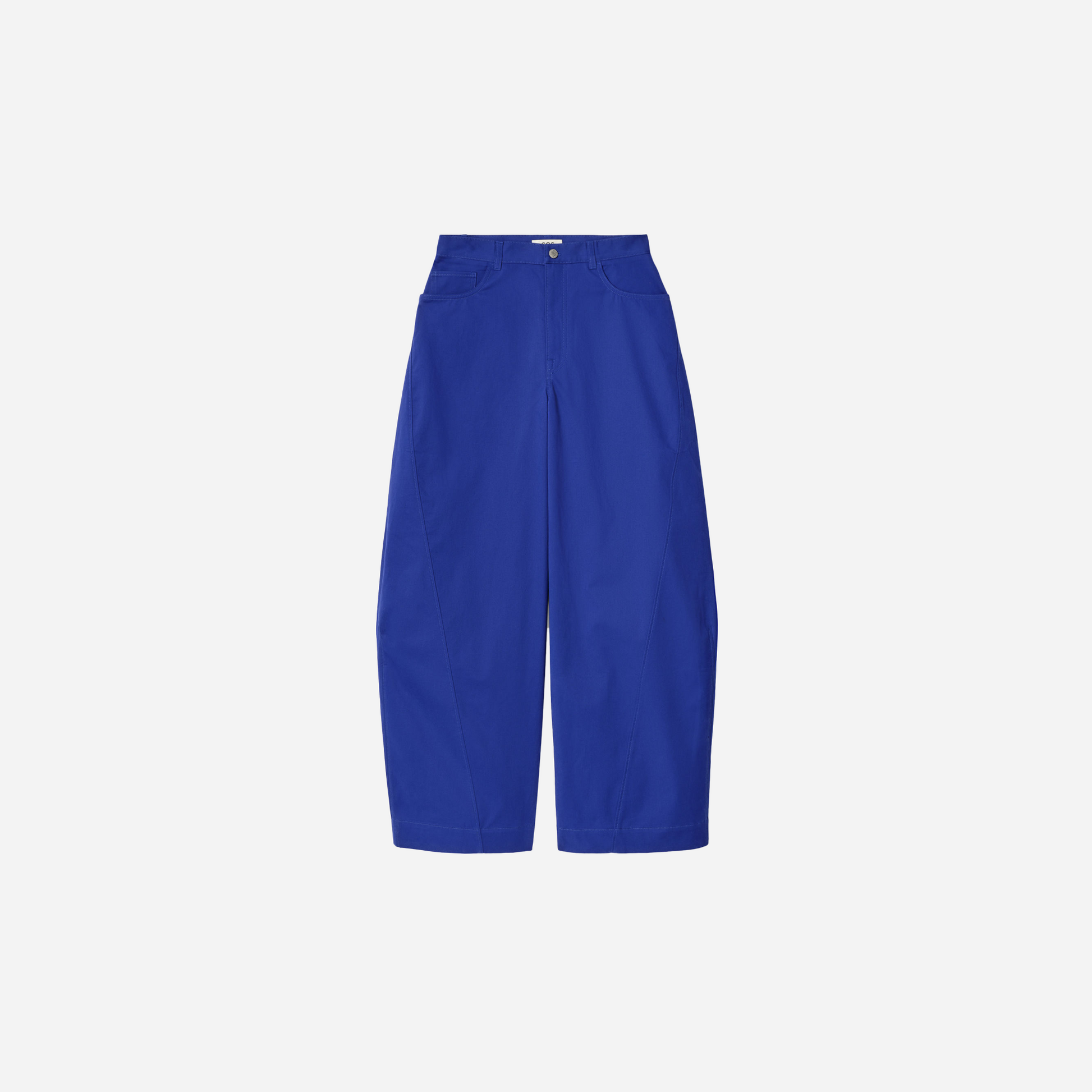 Cos Deconstructed Cotton Barrel-Leg Pants