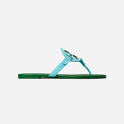 Tory Burch Miller Sandal Skylight/ Spring Forest