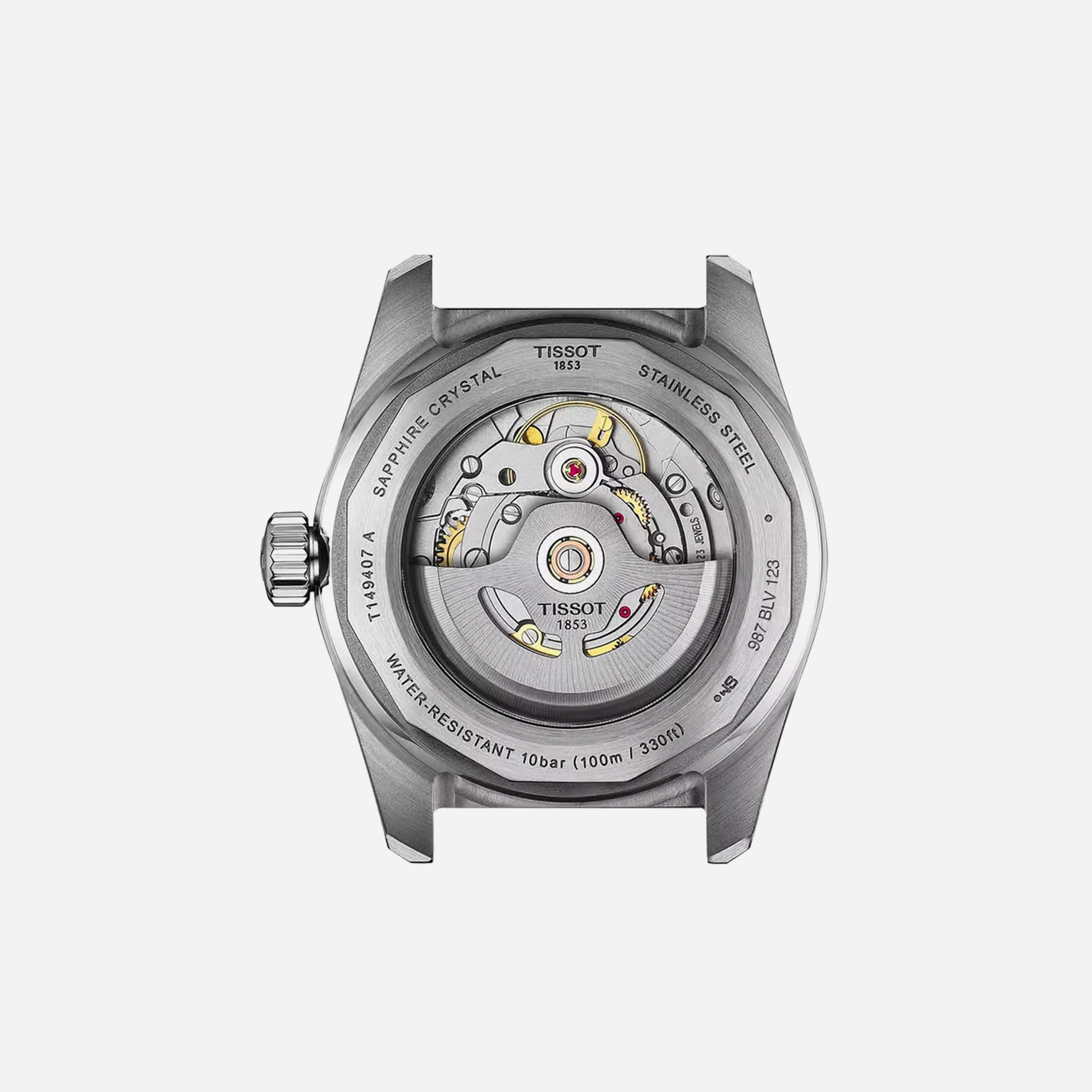Tissot PR516 Powermatic 80 Grey Stainless Steel Strap Automatic Watch