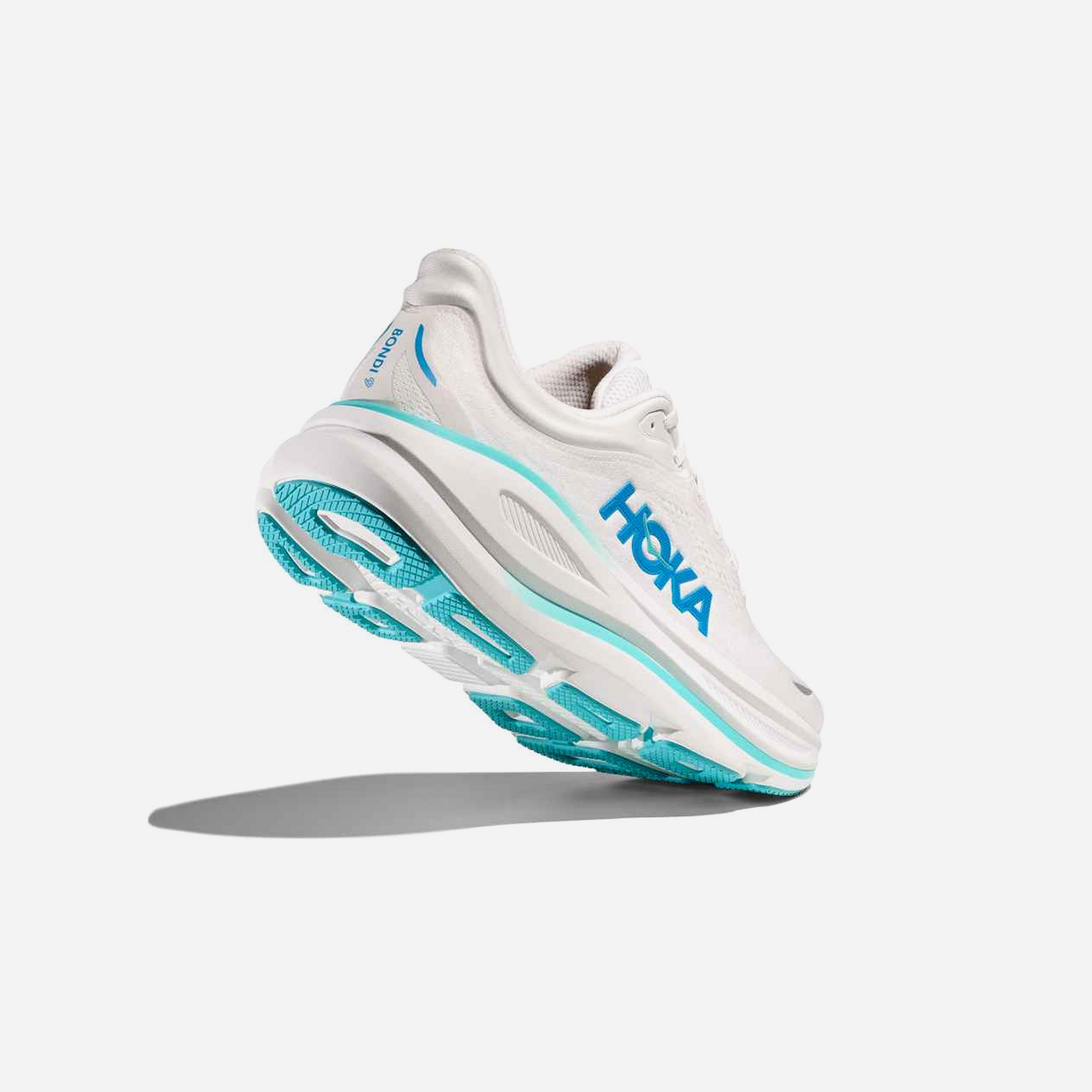 Hoka Bondi 9 White Hoka Blue Regular
