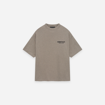 Fear Of God Essentials SS25 Jersey Crewneck T-Shirt Heather Grey