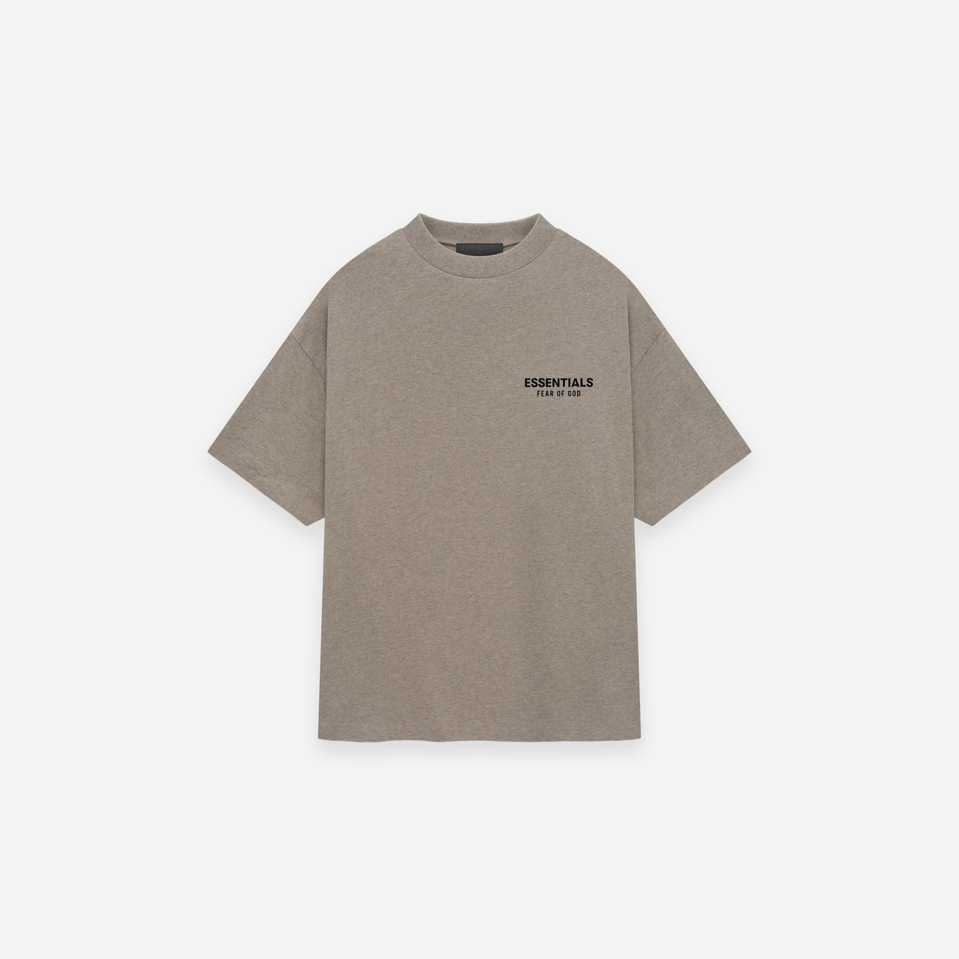 Fear Of God Essentials SS25 Jersey Crewneck T-Shirt Heather Grey