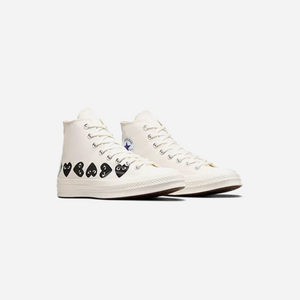 Converse Chuck Taylor All Star 70 Hi Comme des Garcons PLAY Multi-Heart Milk