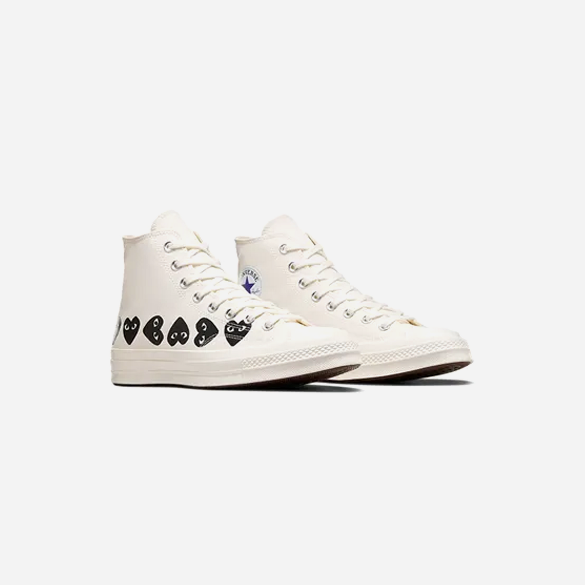 Converse Chuck Taylor All Star 70 Hi Comme des Garcons PLAY Multi-Heart Milk