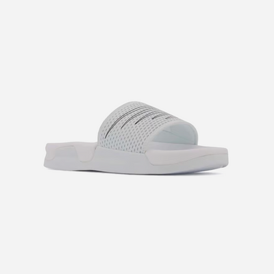 New Balance Men White Slide Sandals