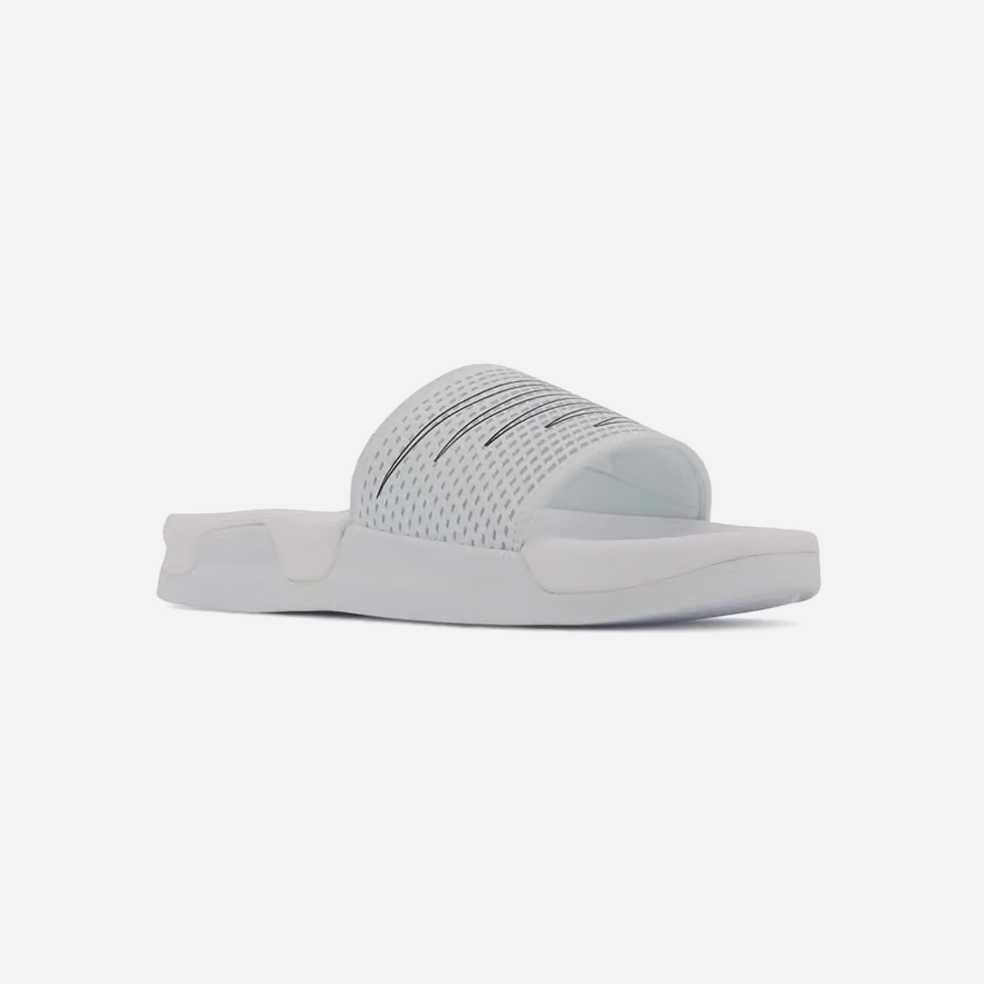 New Balance Men White Slide Sandals