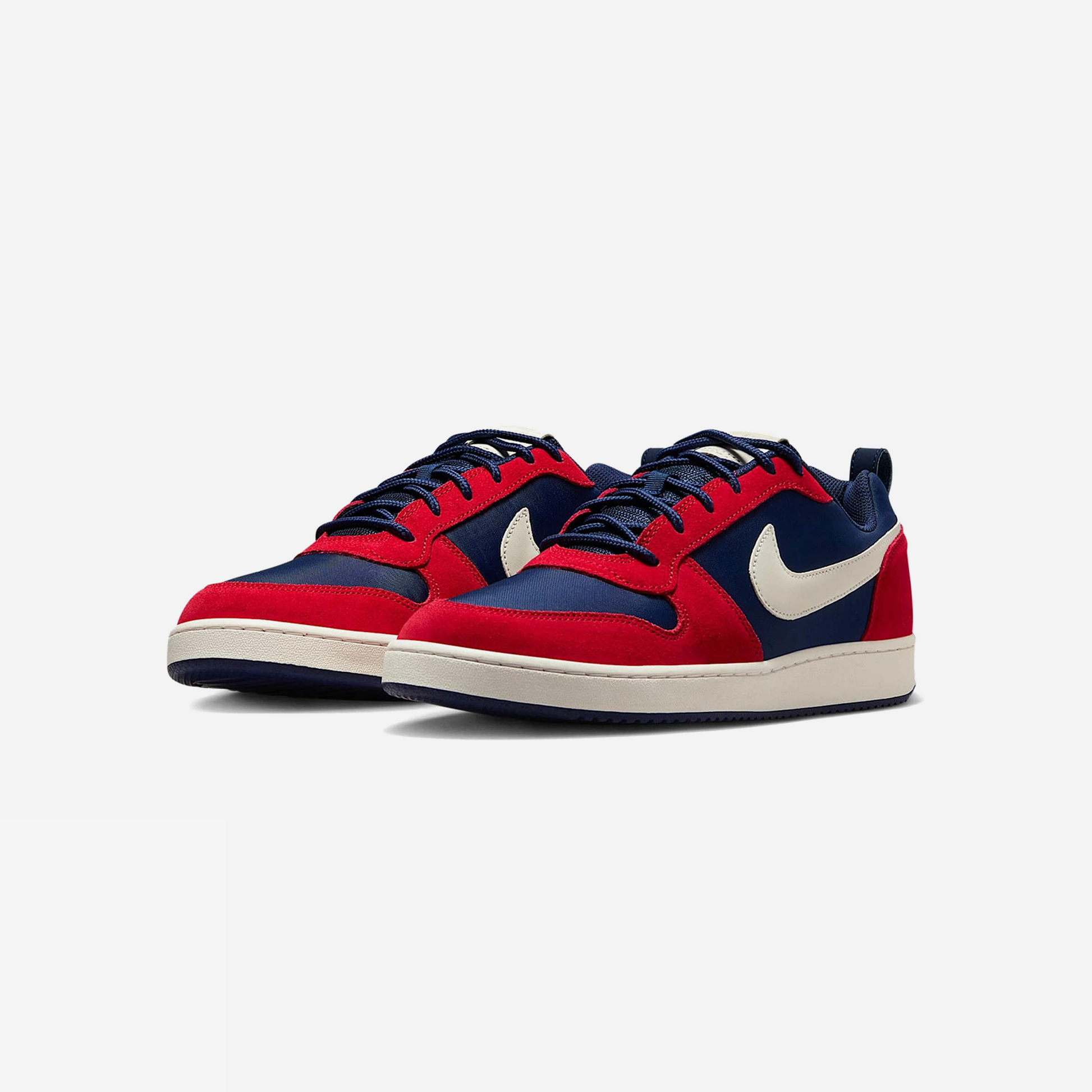 Nike Court Borough Low Premium Sneaker Navy Red