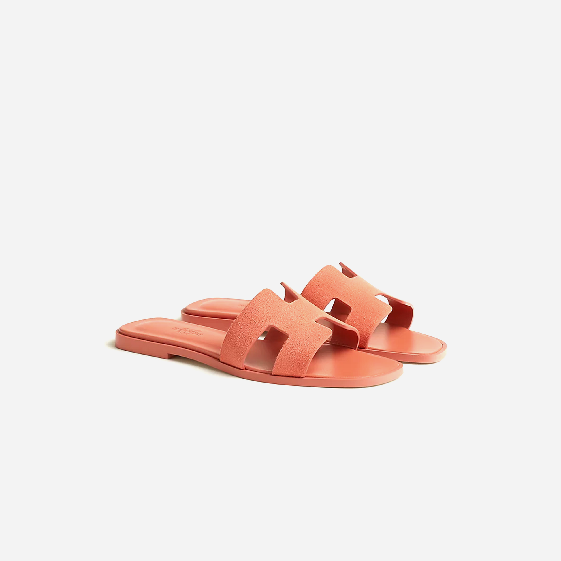 Hermes Oran sandal Rose Bubinga