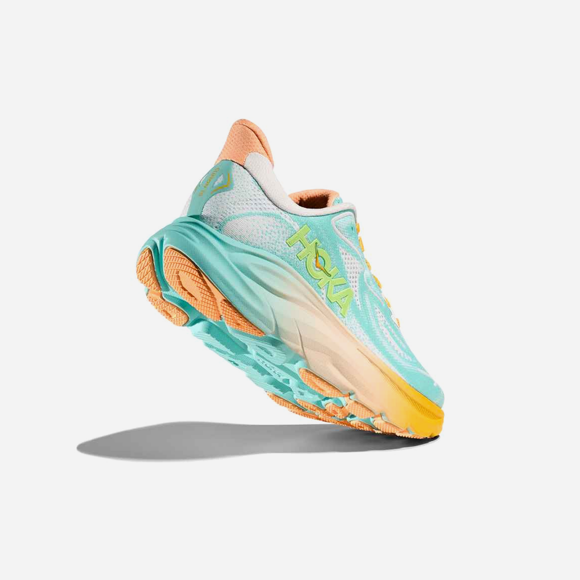 Hoka Clifton 10  Blue Spark White