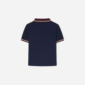 Tory Burch Terry Jacquard Polo Tory Navy