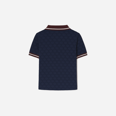 Tory Burch Terry Jacquard Polo Tory Navy