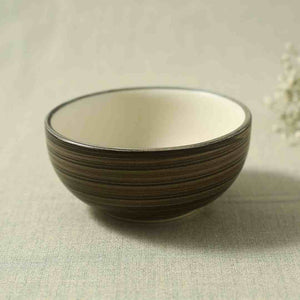 Teramo Brown Veg Bowl set of 4.