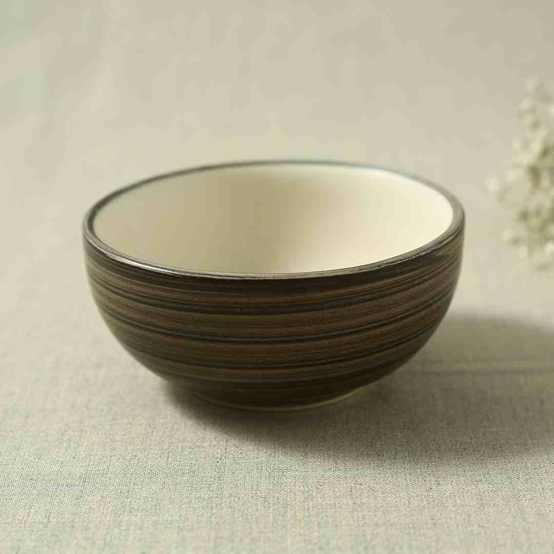 Teramo Brown Veg Bowl set of 4.