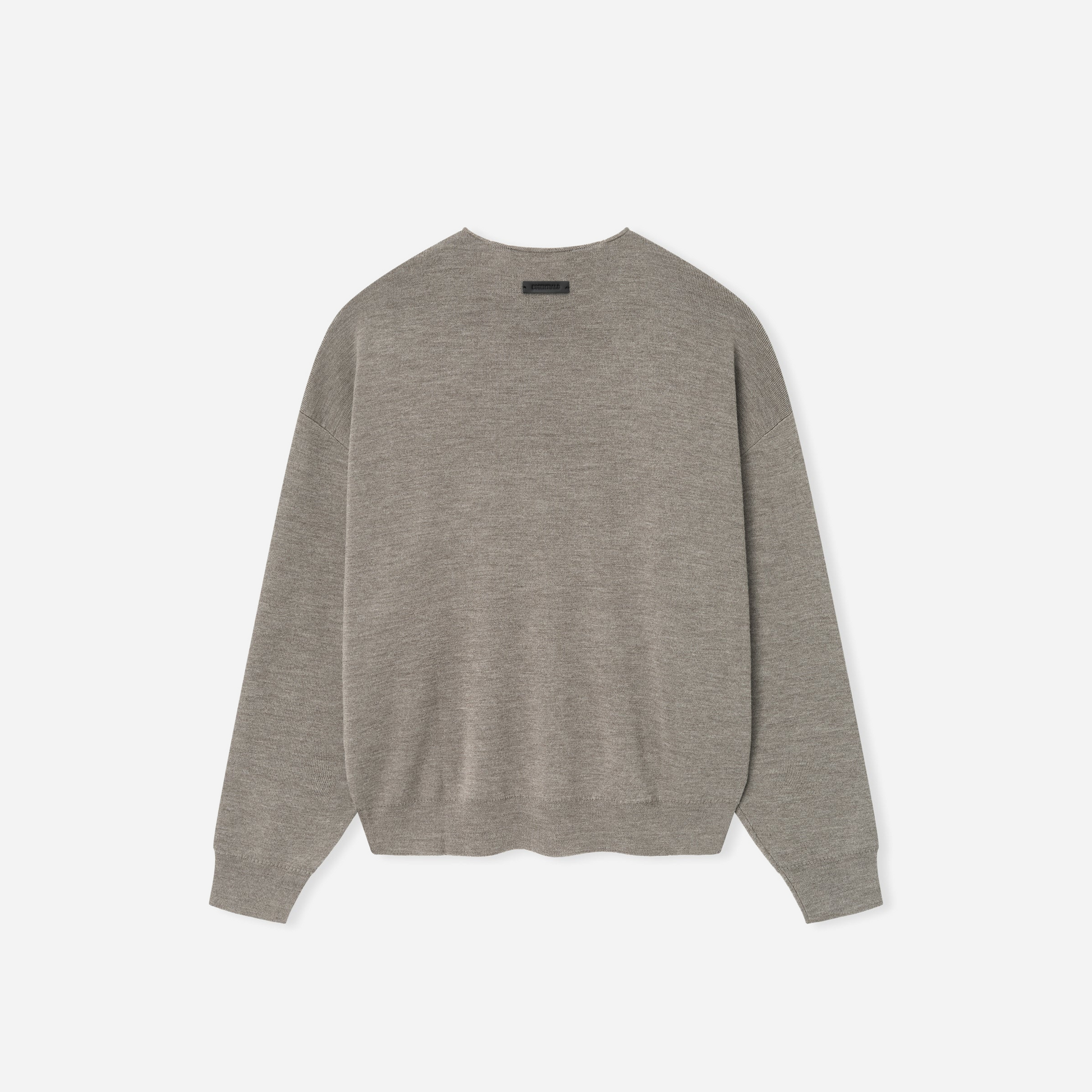 Fear Of God Essentials SS25 Merino Crewneck Sweater- Homestead Heather
