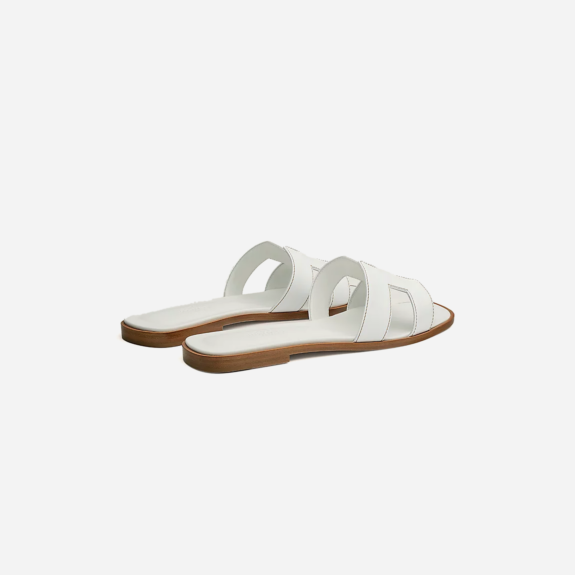 Hermes Oran sandal Blanc