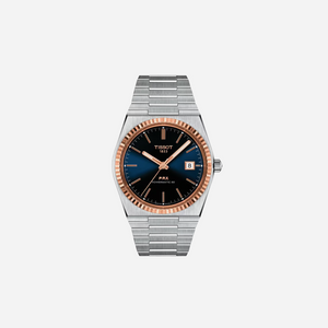 Tissot PRX Powermatic 80 40mm Graded Blue-Black Dial Grey Stainless Steel Steel & 18K Gold Bezel Automatic Watch