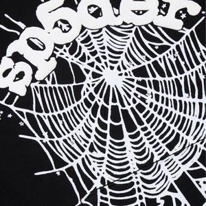 Sp5der OG Web Hoodie Black