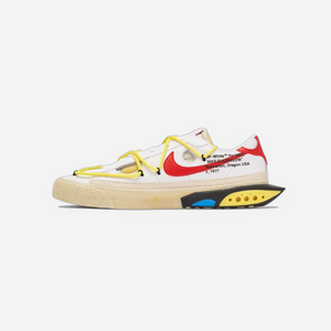 Nike Blazer Low x Off-White White and University Red