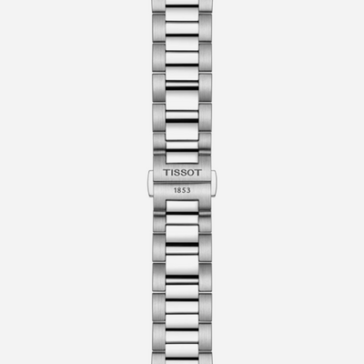 Tissot PR 100 Chronograph Ice Blue Dial Grey Stainless Steel Quartz Watch