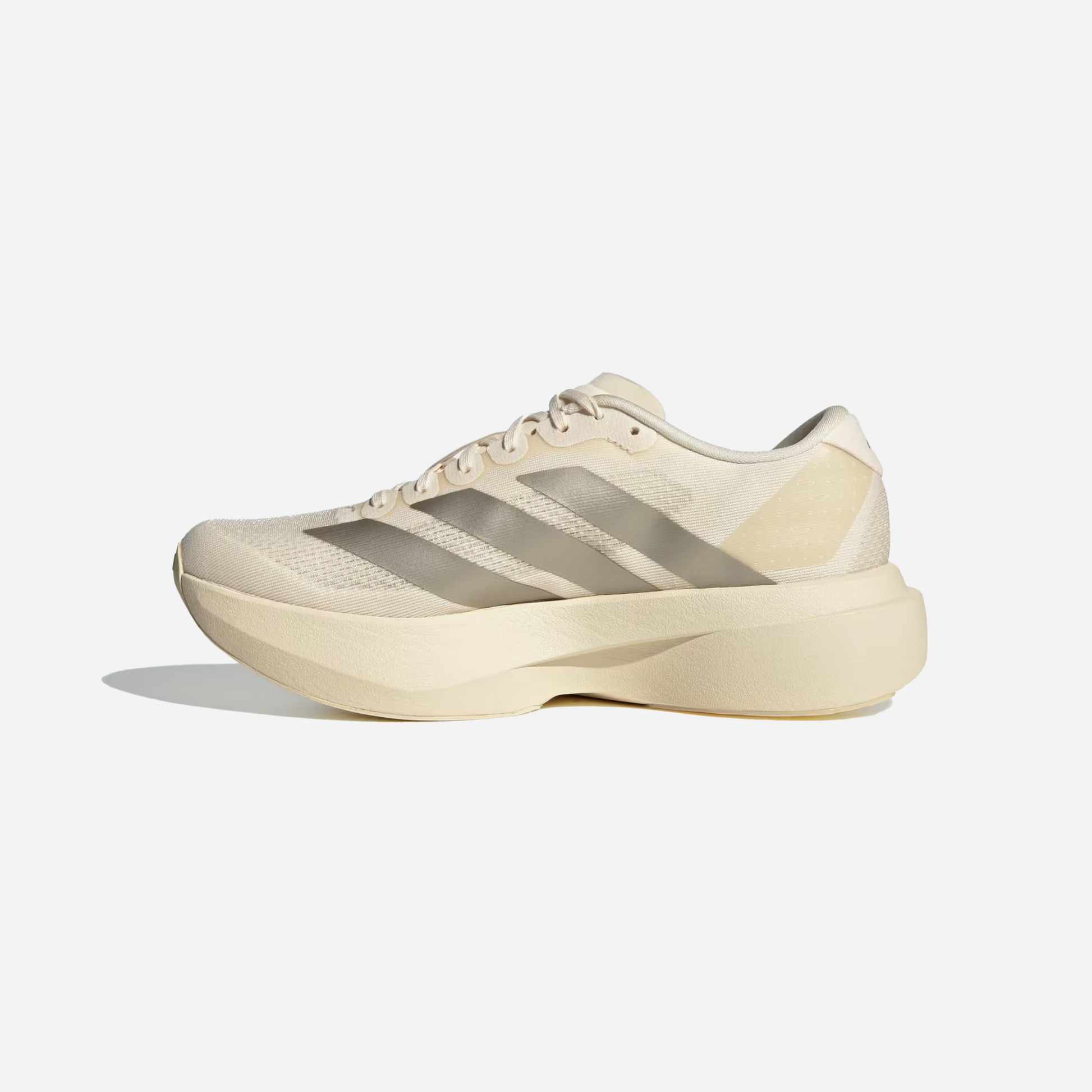 Adidas Adizero EVO SL Shoes Wonder White / Cyber Metallic / Warm Vanilla