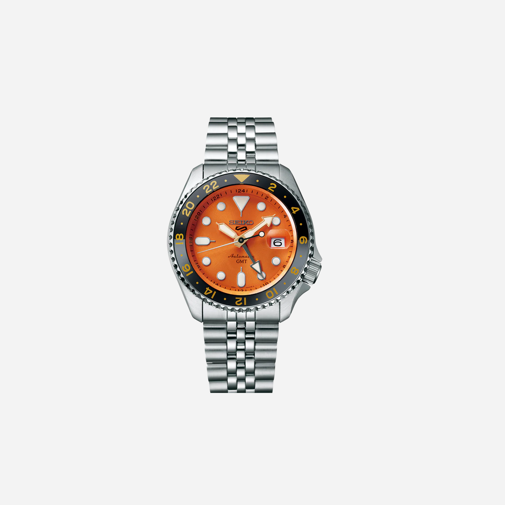 Seiko 5 Sports Mikan Orange GMT SKX Re-Interpretation - SSK005K1 Men's