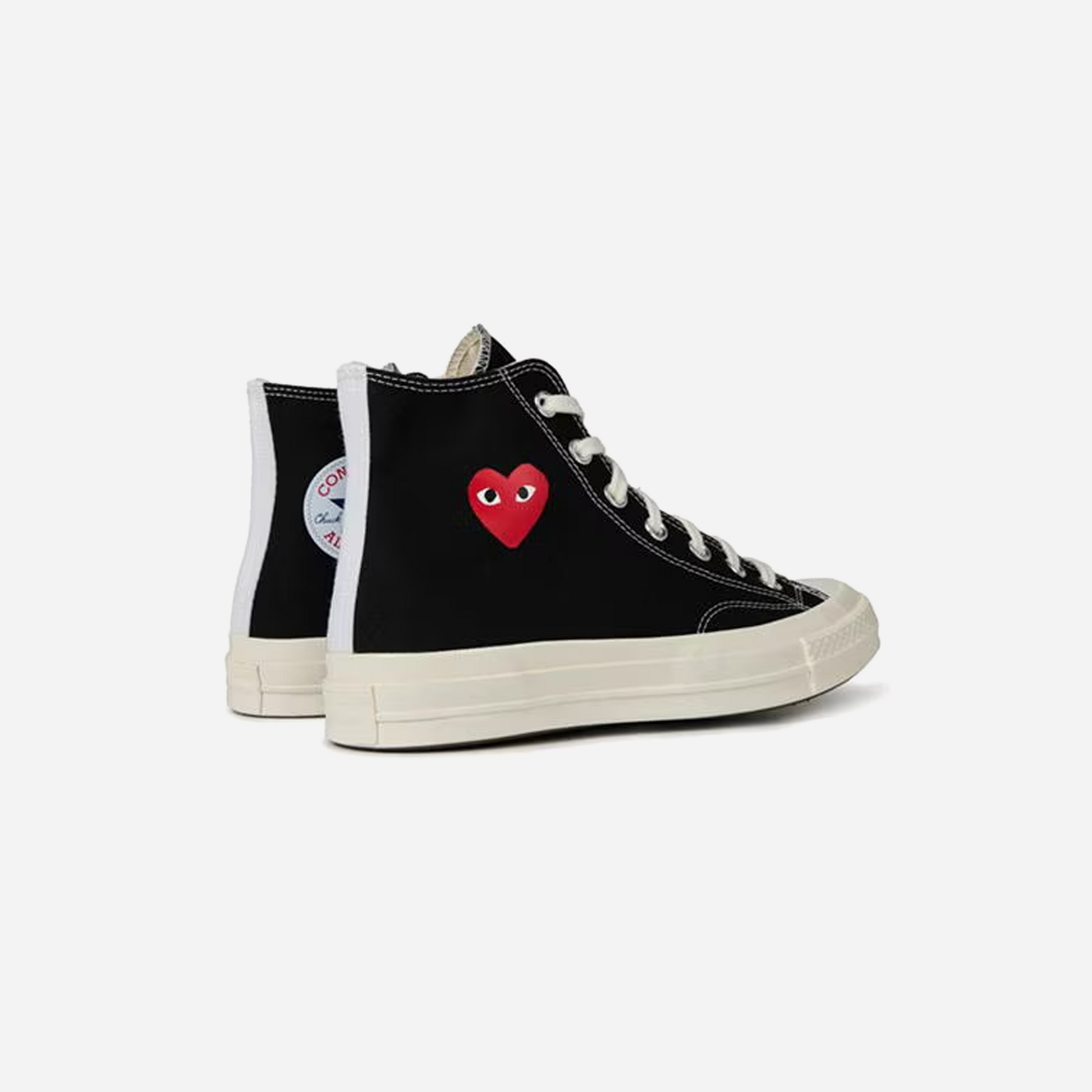 Converse Chuck Taylor All Star 70 Hi Comme des Garcons PLAY Single Heart Black