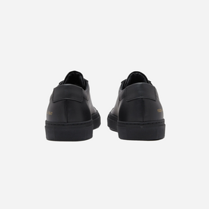 Common Projects Mens Achilles Low Black Shoes