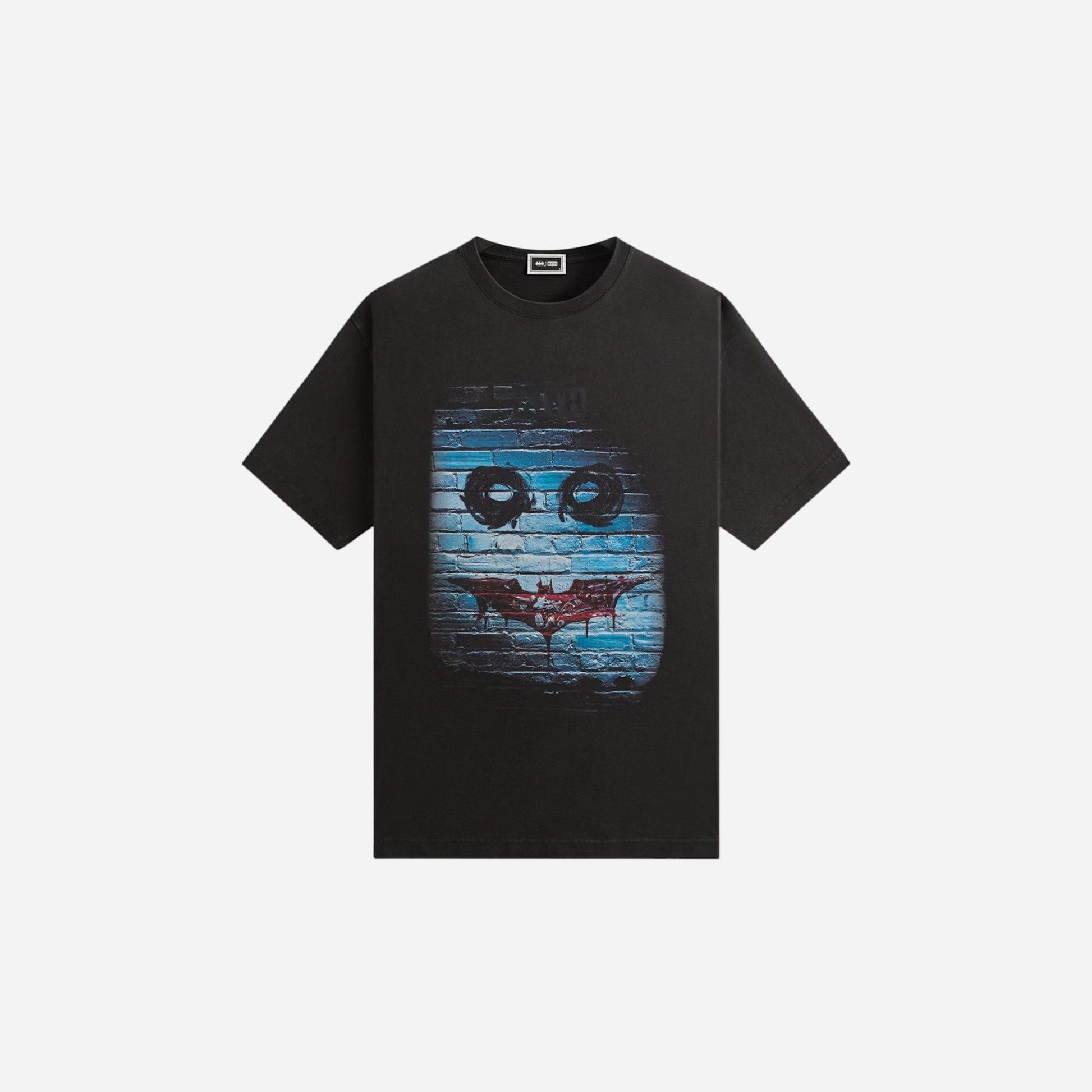 Kith x Batman Dark Knight Teaser Vintage Tee Black