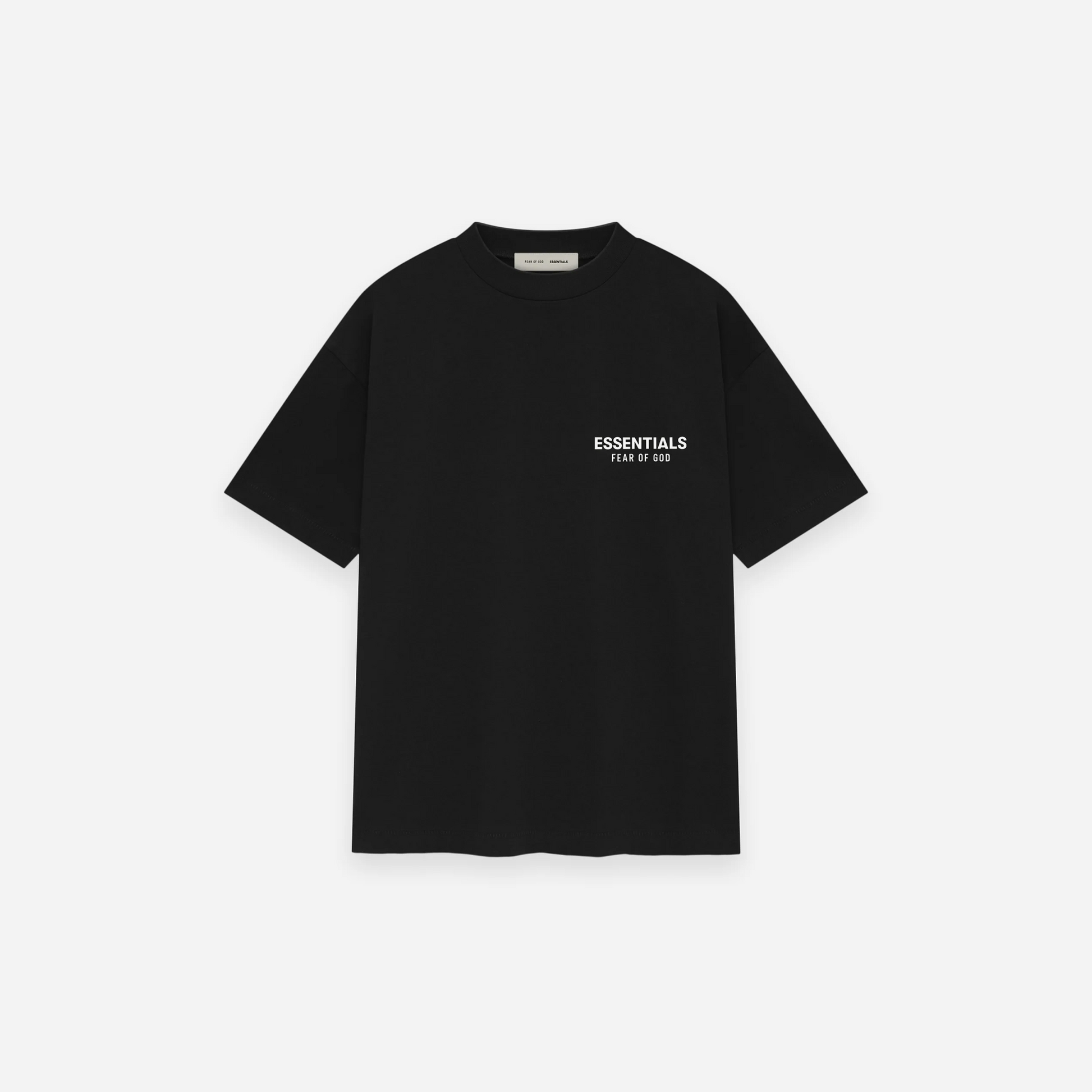 Fear Of God Essentials SS25 Classic Short Sleeve Tee - Jet Black
