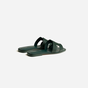 Hermes Oran sandal Vert Bouteille