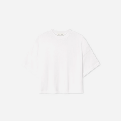 Fear Of God Essentials SS25 Womens Boxy Tee- Cloud-White