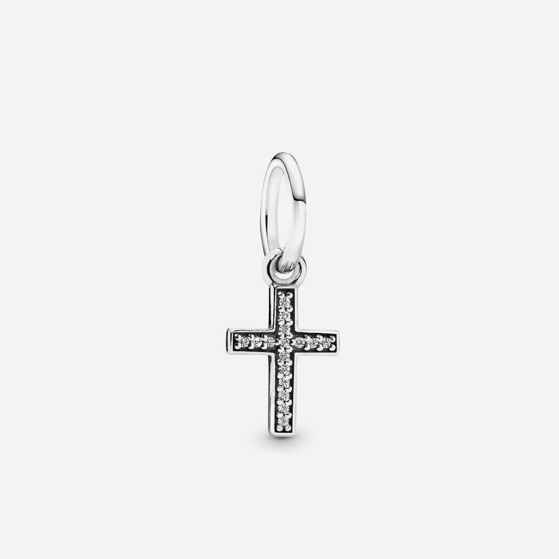 Pandora Sparkling Cross Dangle Charm Sterling Silver