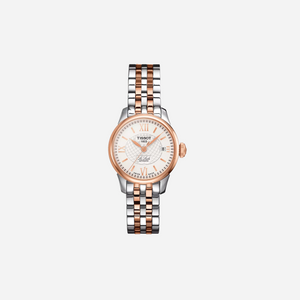 Tissot Le Locle Automatic Small lady 25.30mm Silver Dial Grey/Rose Gold PVD Stainless Steel Watch