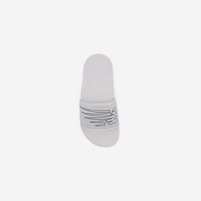 New Balance Men White Slide Sandals