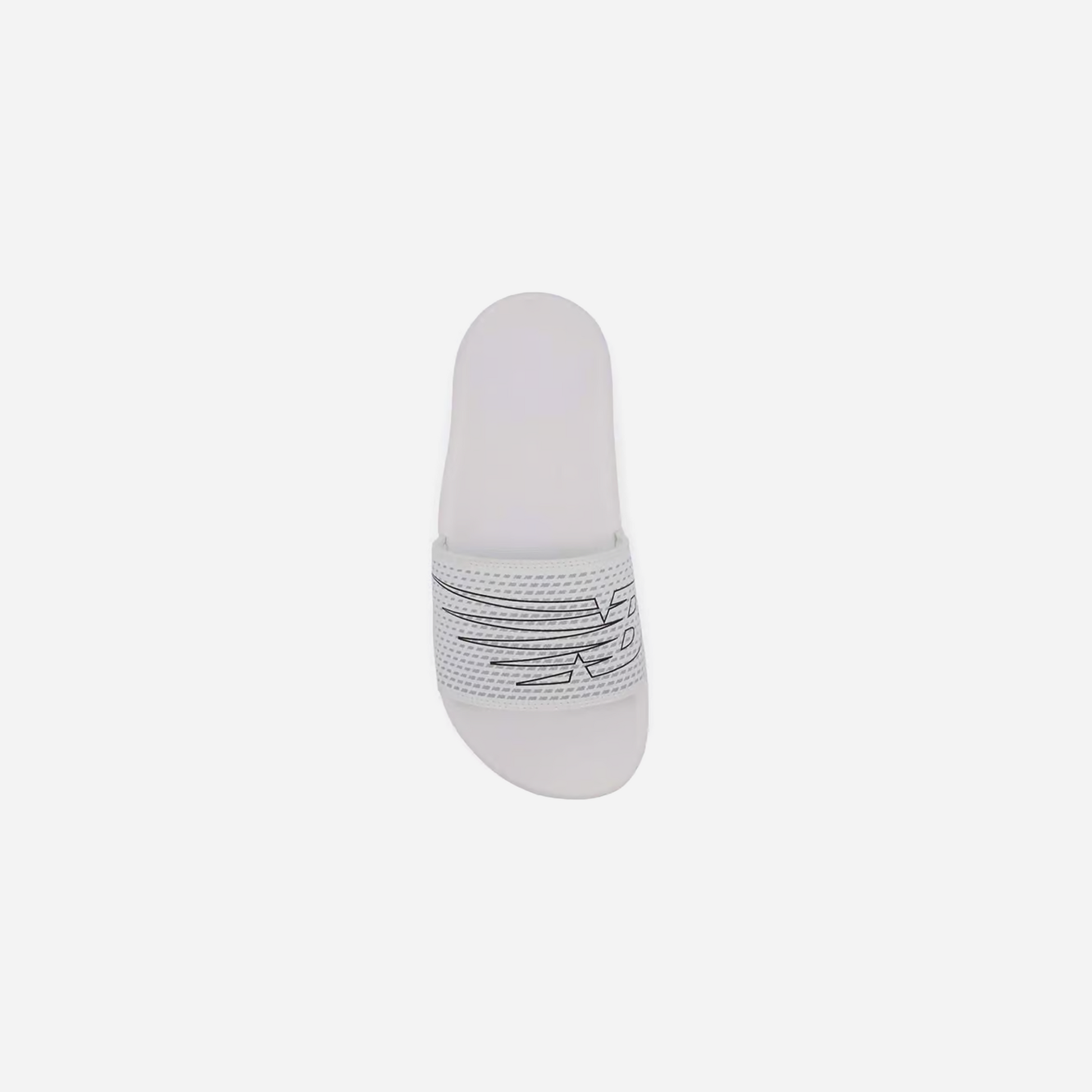 New Balance Men White Slide Sandals
