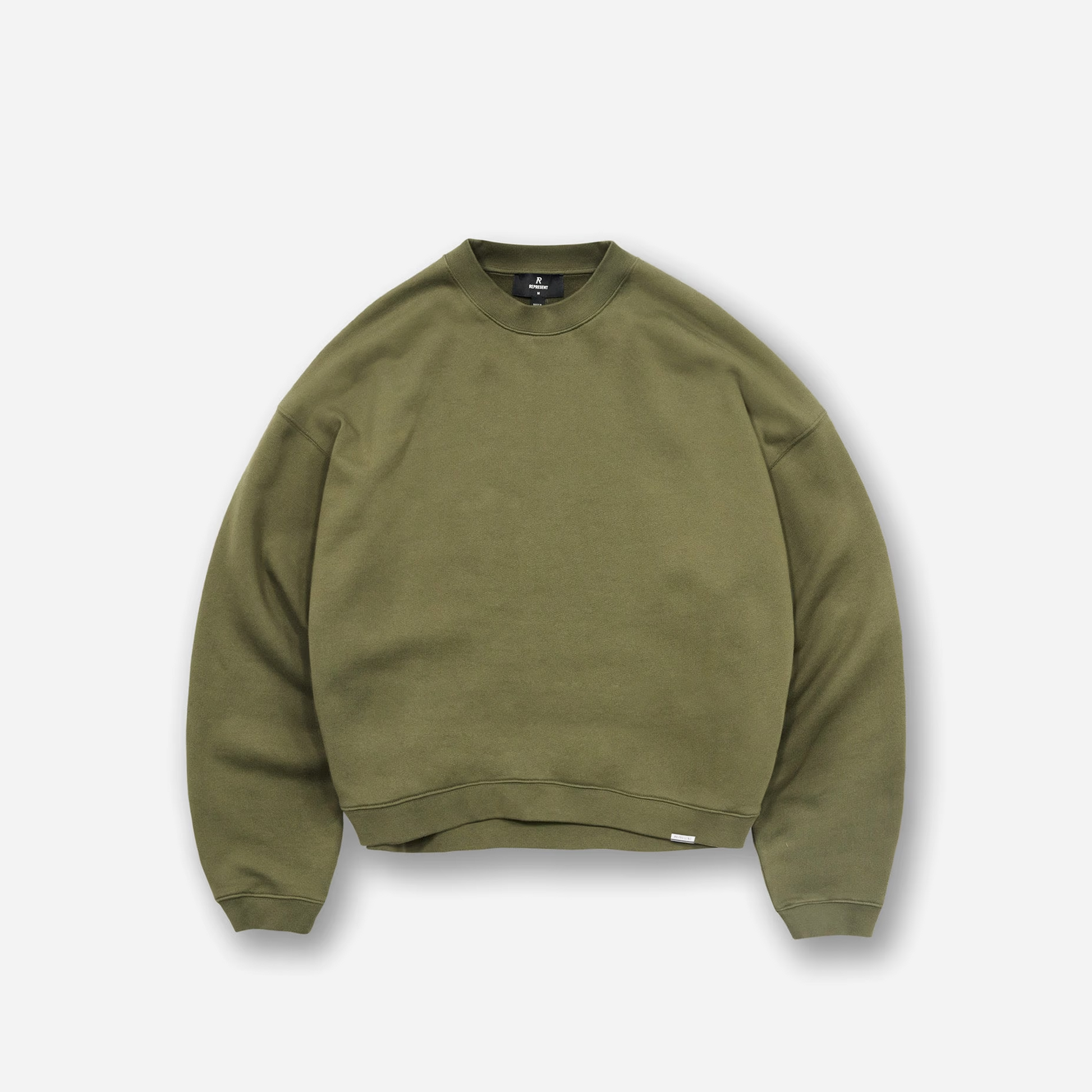 REPRESENT SS25 Initial Boxy Sweater Army Green