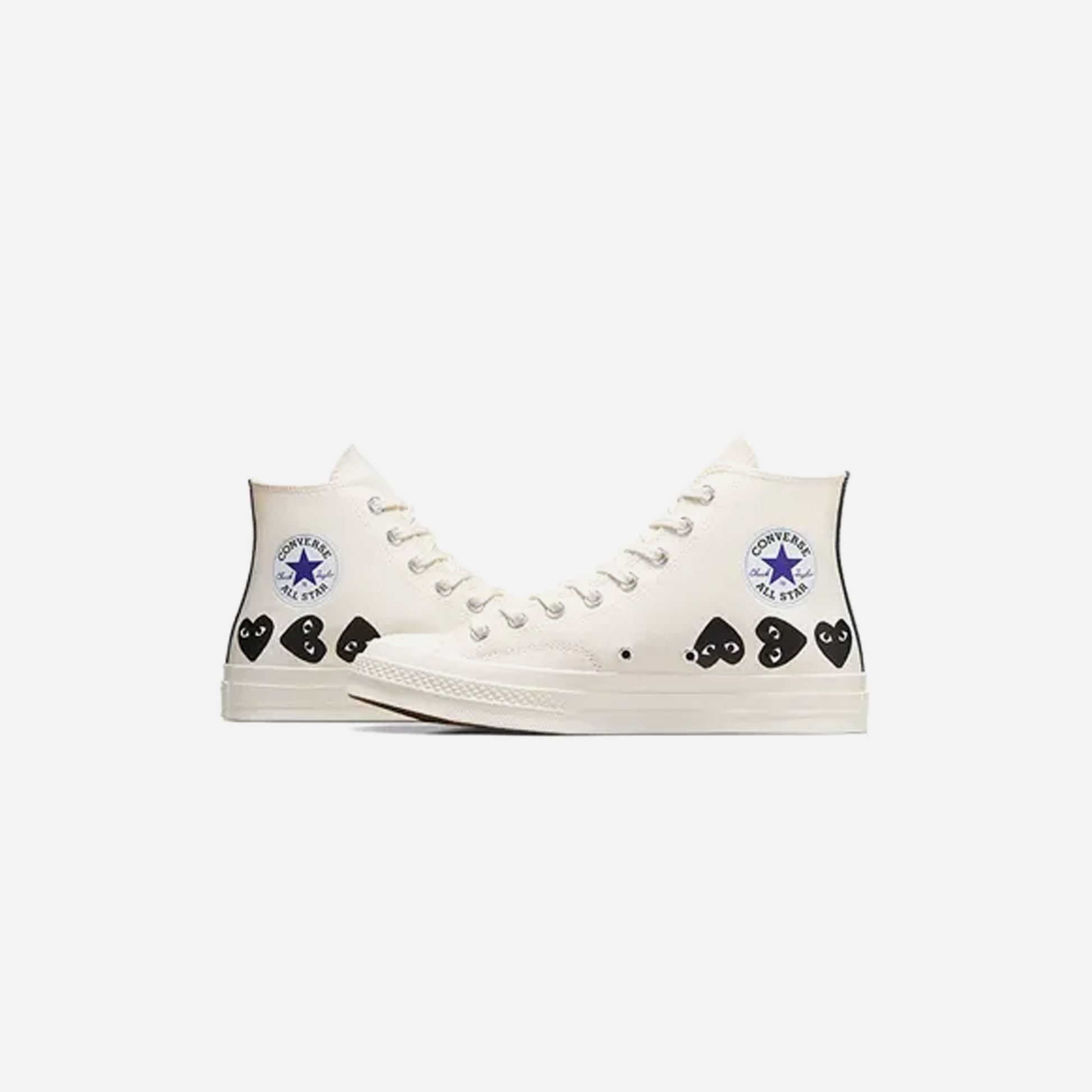Converse Chuck Taylor All Star 70 Hi Comme des Garcons PLAY Multi-Heart Milk
