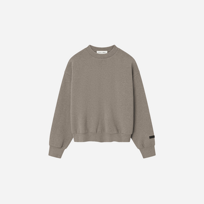 Fear Of God Essentials SS25 Classic Fleece Crewneck- Homestead Heather
