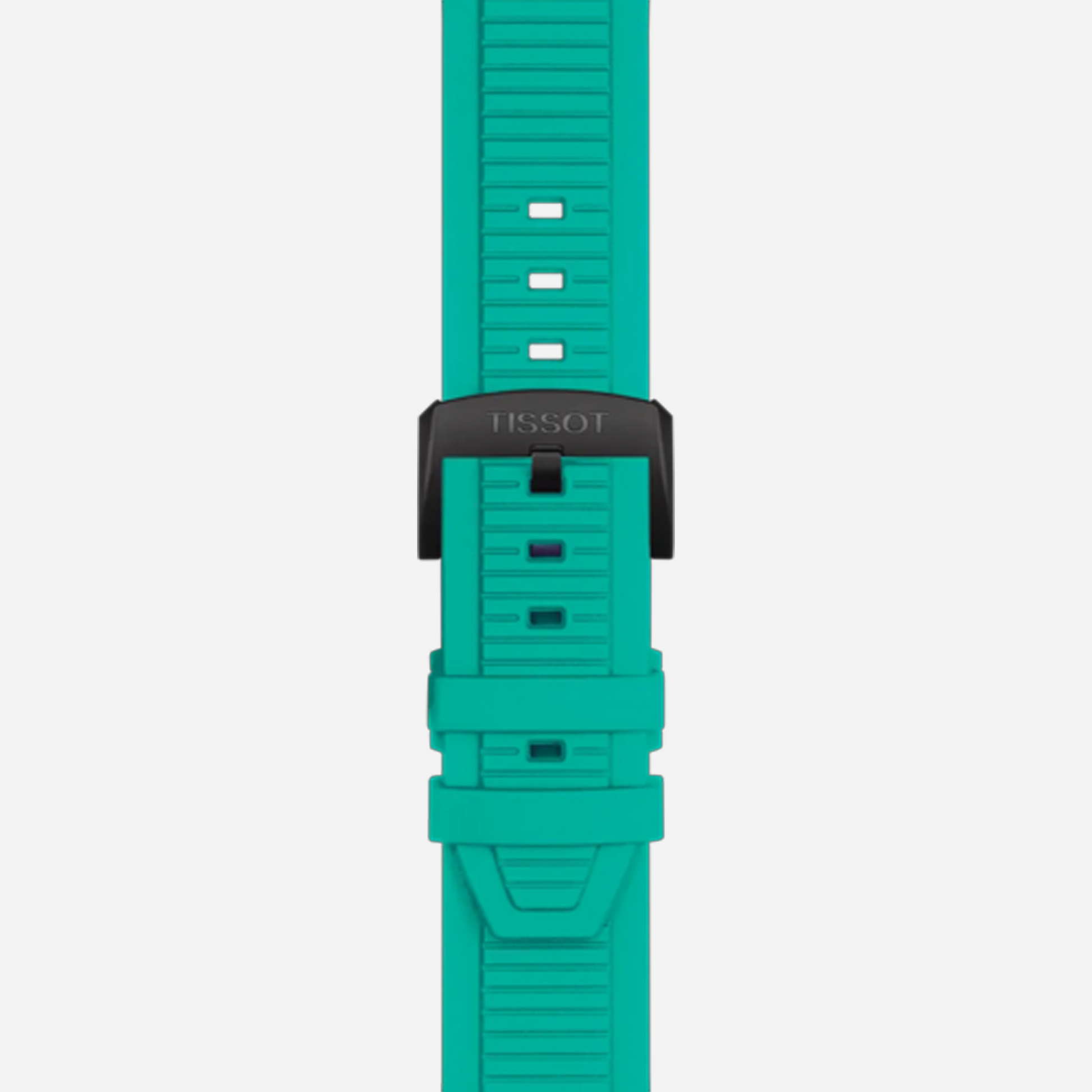 Tissot T-Race Green Silicone Strap Black Dial 45mm Quartz Chronograph Watch
