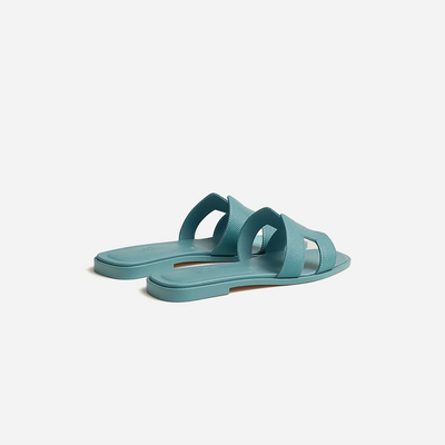 Hermes Oran sandal Bleu Minéral