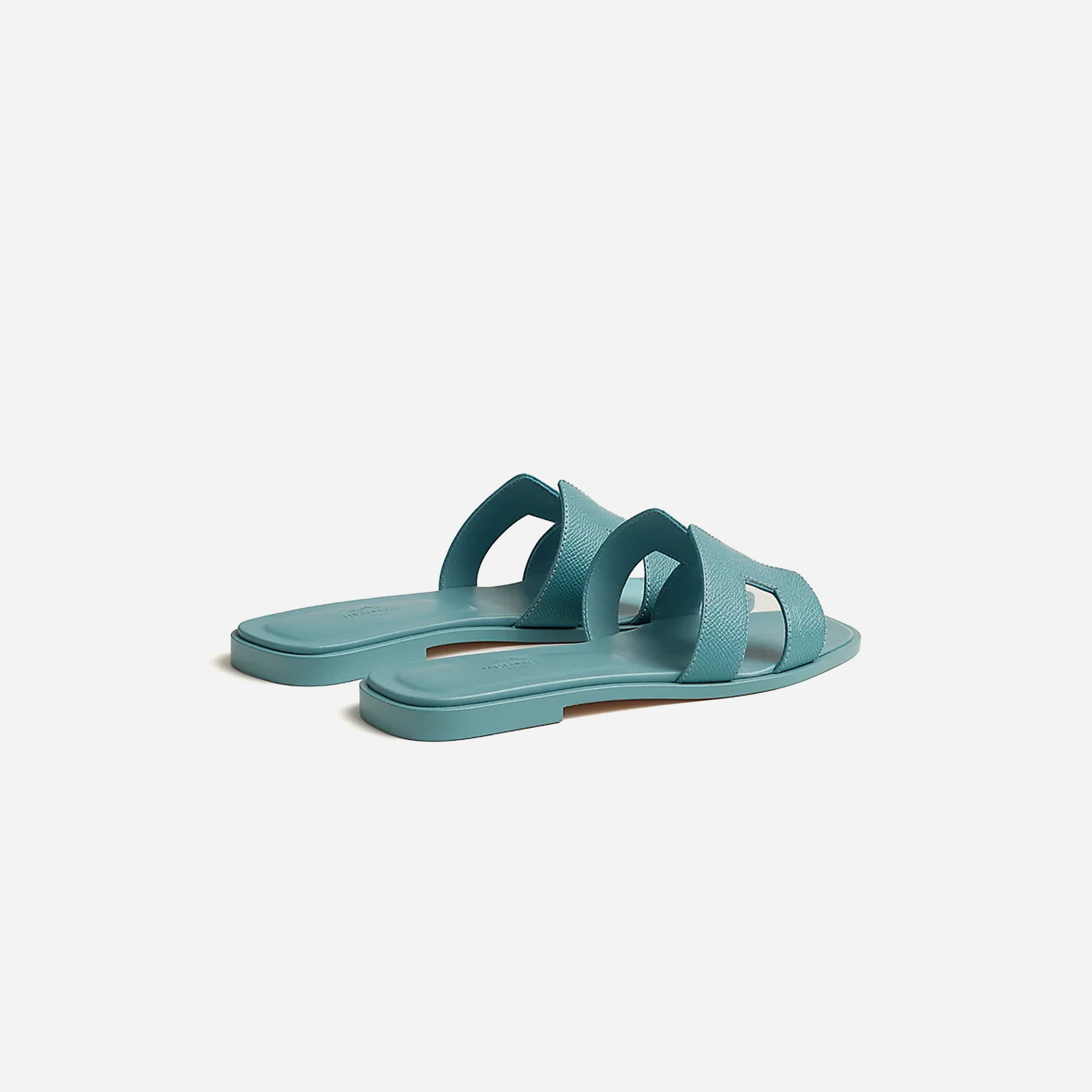Hermes Oran sandal Bleu Minéral