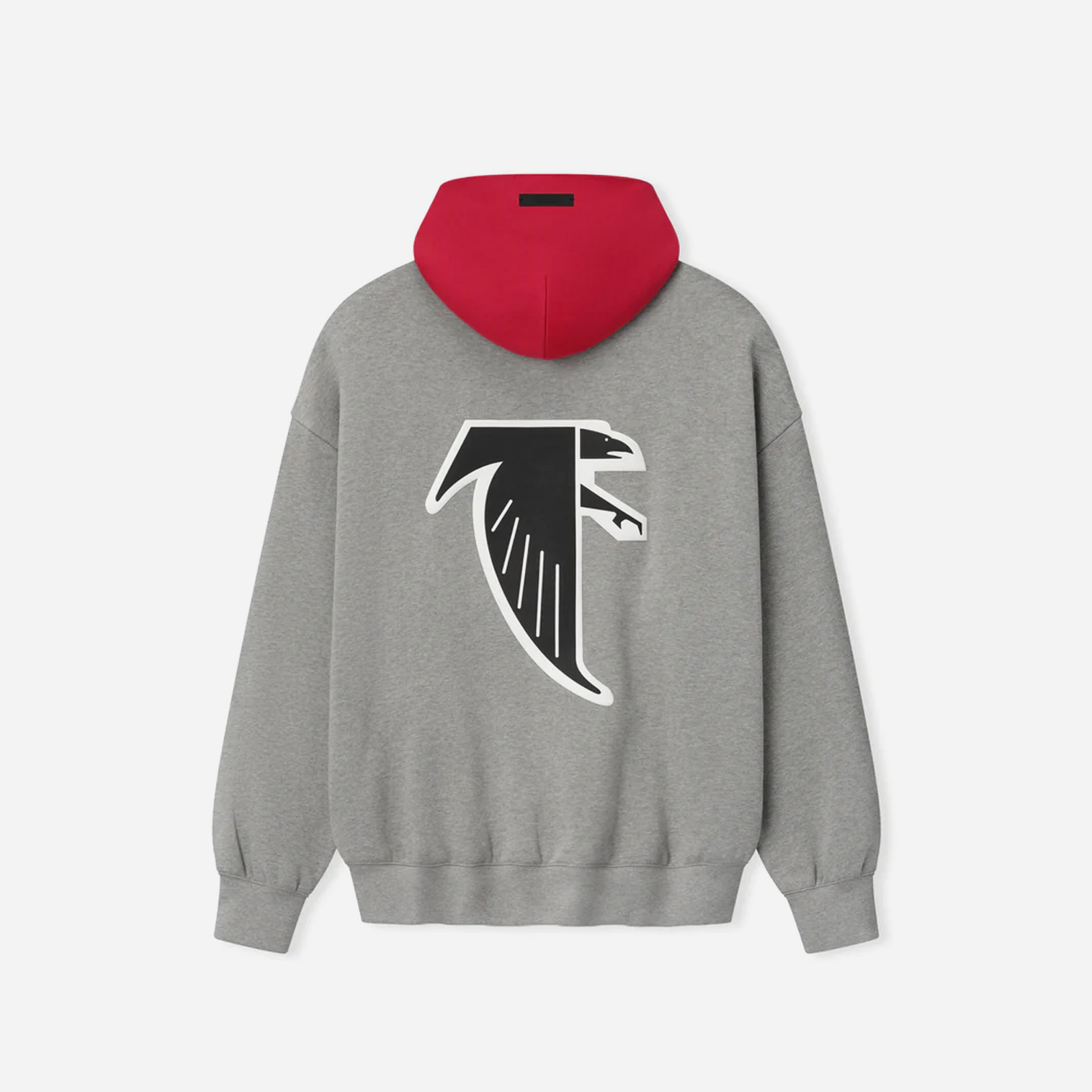 Fear Of God Essentials SS25 Falcons Hoodie Dark Heather/Red