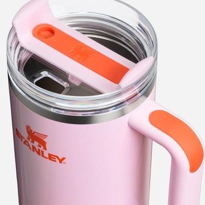 Stanley Quencher H2.0 FlowState Tumbler Rose Petal Shimmer 40 oz