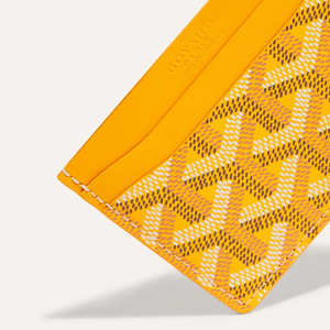 Goyard Saint-Sulpice Card Wallet Yellow