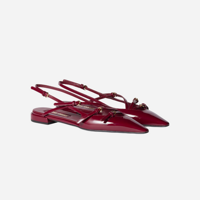Miu Miu Slingback Ballerinas Crimson