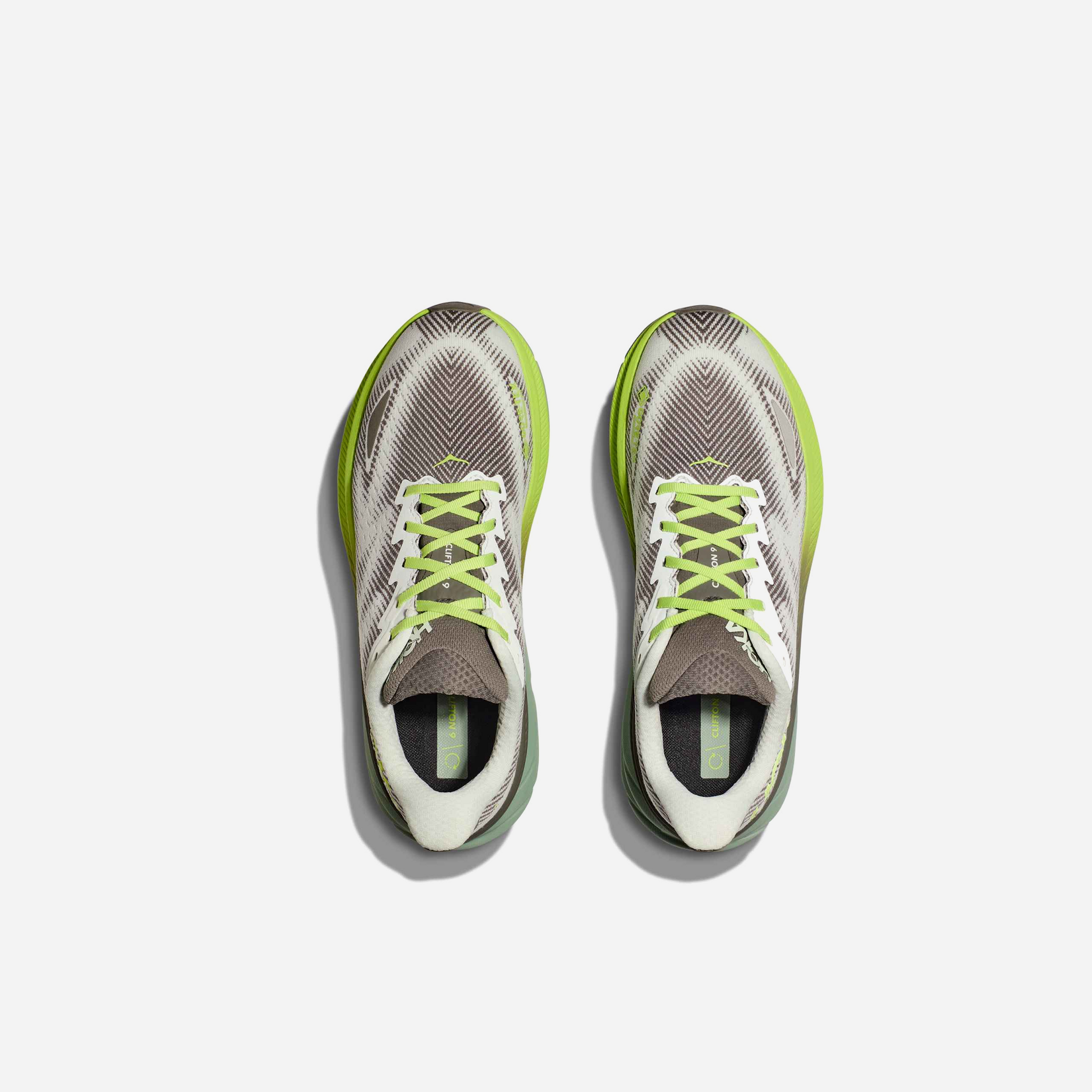Hoka One One Clifton 9 Gore Tex Slate Aloe Vera