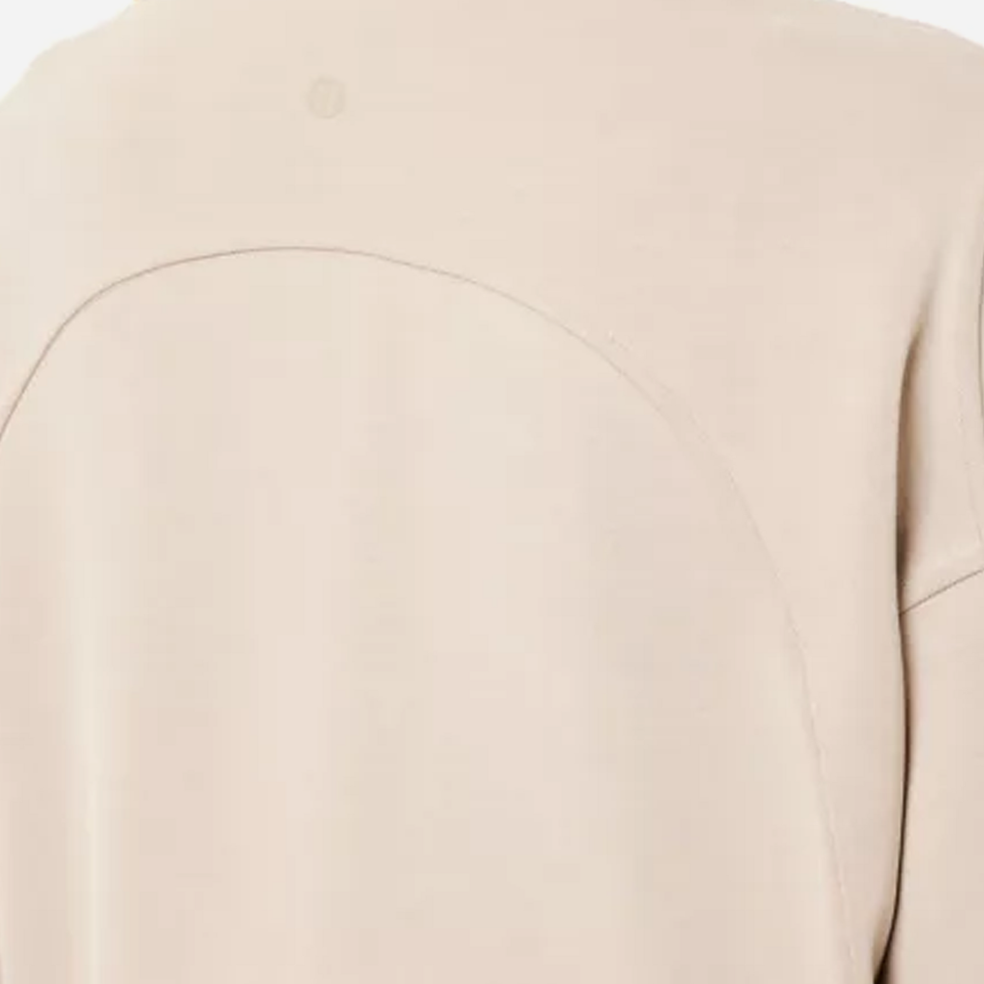 LULULEMON Brushed Softstreme Stretch Jersey Sweatshirt Sheer Oak