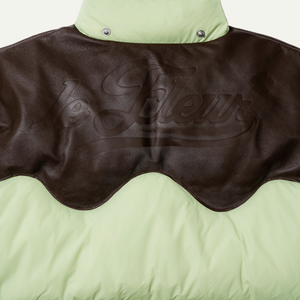 Golf Le Fleur Leather Puffer Jacket