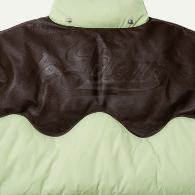 Golf Le Fleur Leather Puffer Jacket